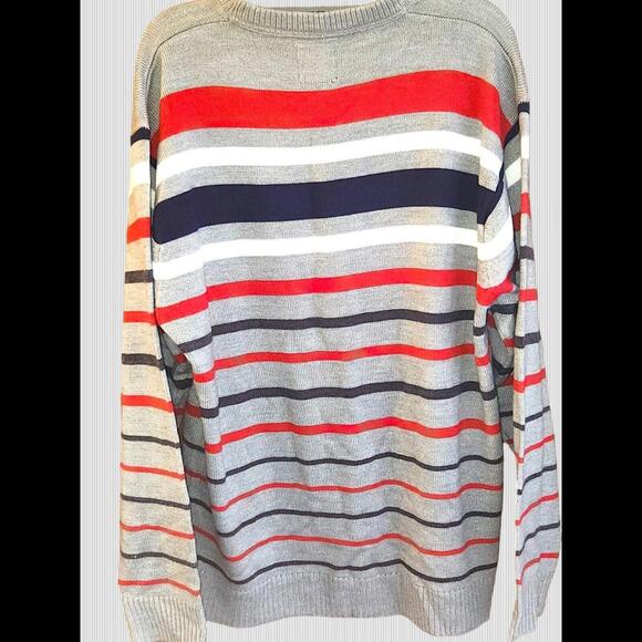 Vintage Mecca USA Mens Sweater Sz XXL Grey Crewneck Orginal Y2k 90s Streetwear - Picture 2 of 8